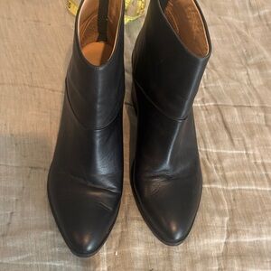 Nisolo Black Leather Ankle Booties